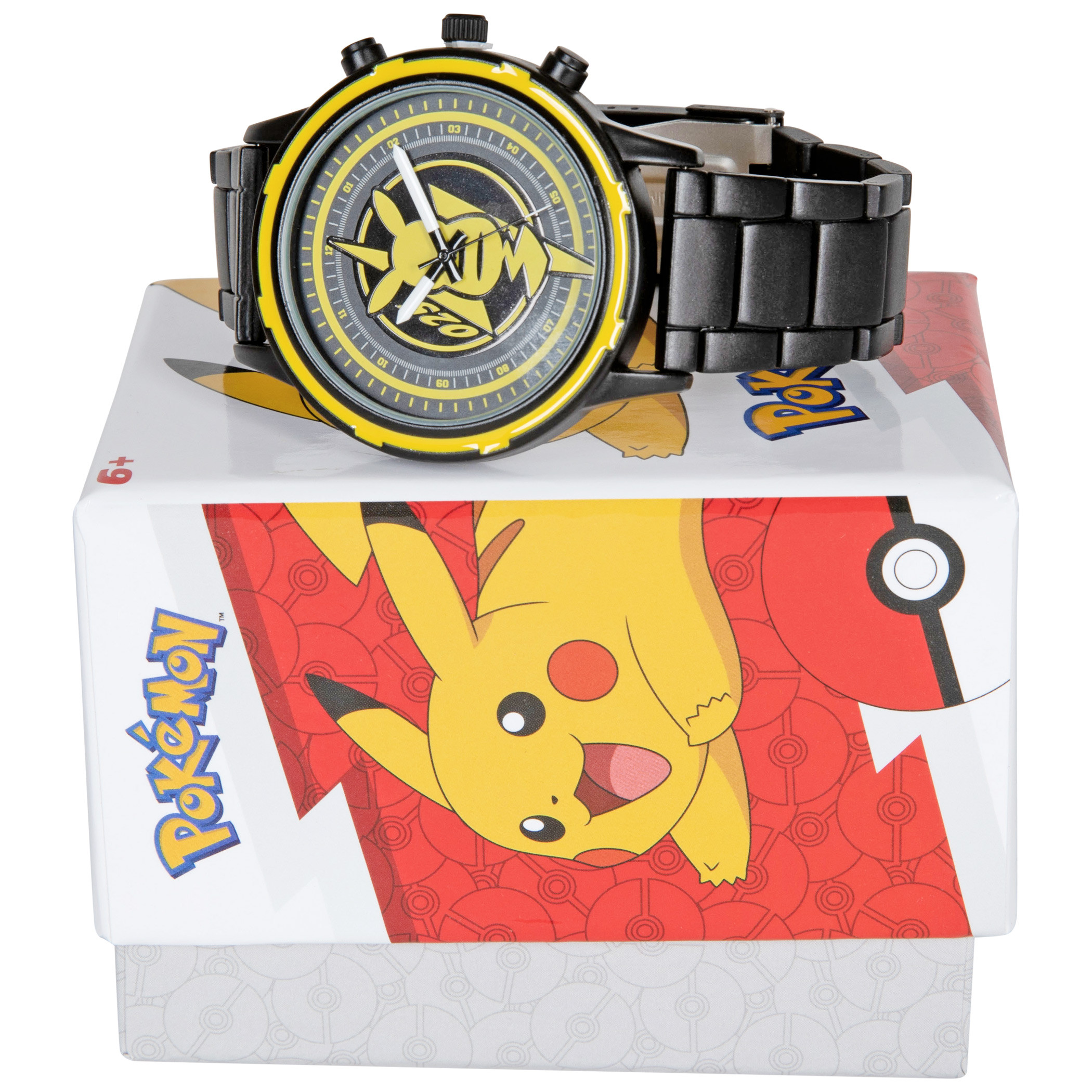 Nintendo Pokémon Electric Type Pikachu Watch with Metal Band